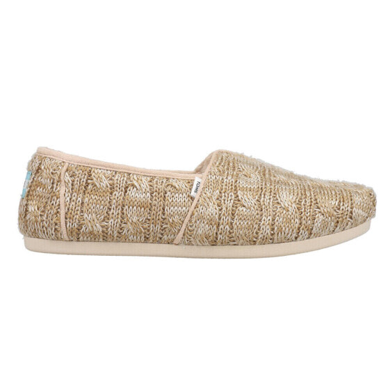 TOMS Alpargata Cable Slip On Womens Beige Flats Casual 10018904T