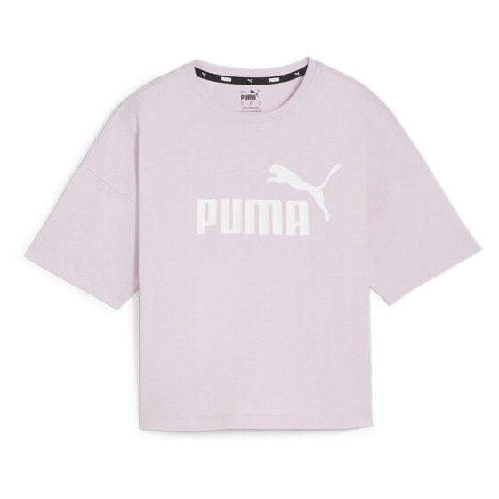 PUMA Ess Cropped Logo short sleeve T-shirt