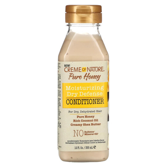 Creme Of Nature, Pure Honey, увлажняющий кондиционер для защиты от сухости, для сухих и обезвоженных волос, 355 мл (12 жидк. Унций)