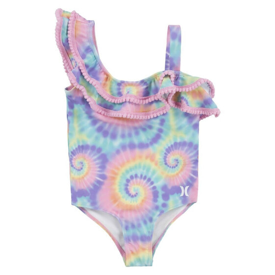 HURLEY Assymetrical Ruffle 285305 Girl Swimsuit