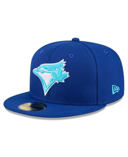 Головной убор New Era мужской синий Toronto Blue Jays 2024 на День отца 59FIFTY