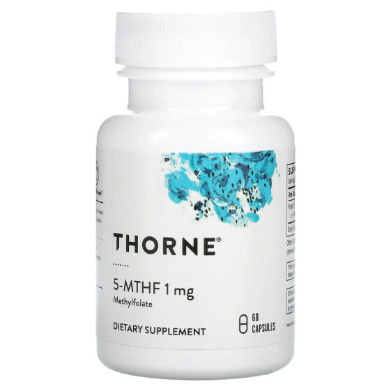 Витамин Thorne 5-MTHF, 5 мг, 60 капсул