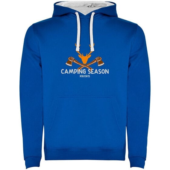KRUSKIS Camping Season Two-Colour hoodie
