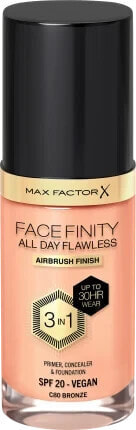 Foundation Facefinity All Day Flawless LSF 20, 80 Bronze, 30 ml