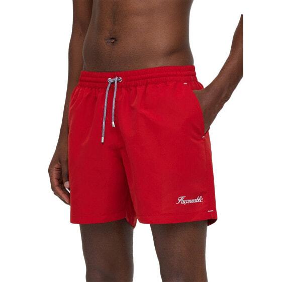 FAÇONNABLE Logo Solid Swimming Shorts