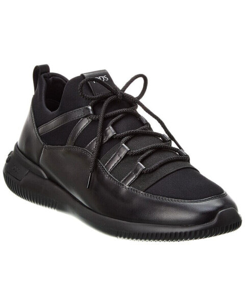 Tod’S Nuovo Neoprene & Leather Sneaker Men's Black 12