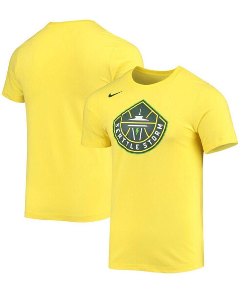 Men's Yellow Seattle Storm Logo Performance T-shirt