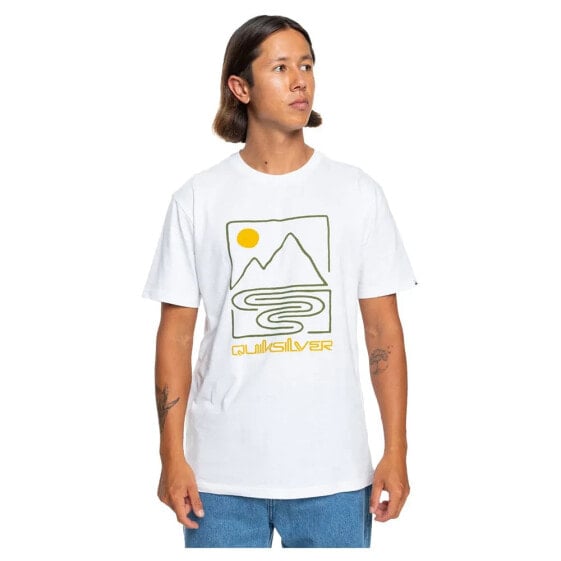 QUIKSILVER Out Line Mount short sleeve T-shirt