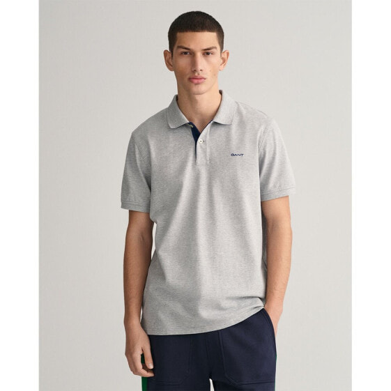 GANT Reg Contrast Rugger Short Sleeve Polo