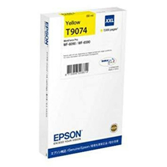 Картридж с оригинальными чернилами Epson WF-6xxx XXL Жёлтый