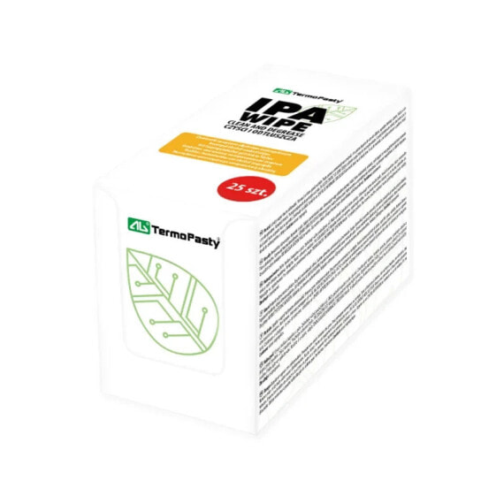 IPA Wipe - wipes soaked in isopropyl alcohol - 25pcs.