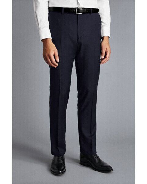 Charles Tyrwhitt Slim Fit Twill Business Wool Suit Trouser Men's