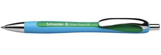 Ручка шариковая SCHNEIDER Slider Rave - Синяя - Зеленая - 5 шт.