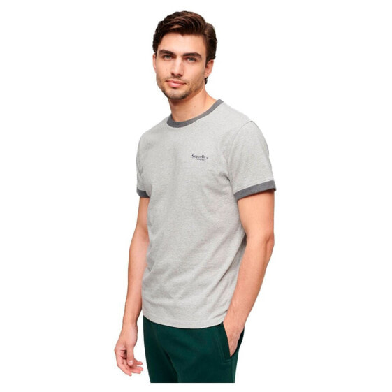 SUPERDRY Essential Logo Ringer Short Sleeve Round Neck T-Shirt