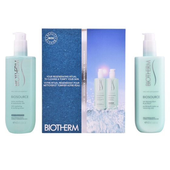 Biotherm Biosource Duo Normal Skin Set Набор: Увлажняющий лосьон для лица 400 мл + Молочко для снятия макияжа 400 мл