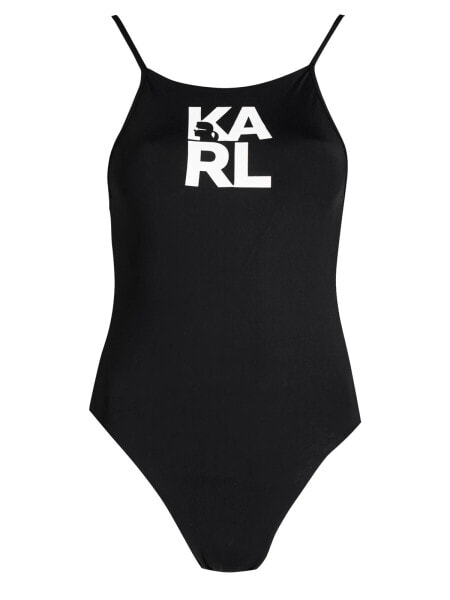 Слитный купальник Karl Lagerfeld "Logo"