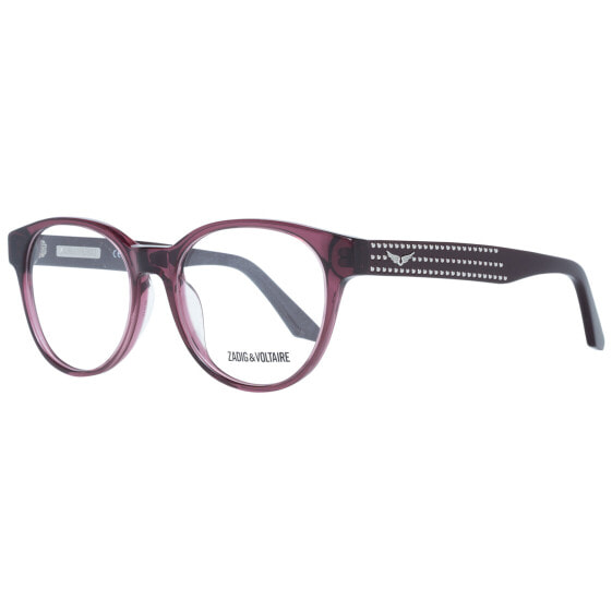 Zadig & Voltaire Brille VZV120S 0W48 50 Damen Burgunder