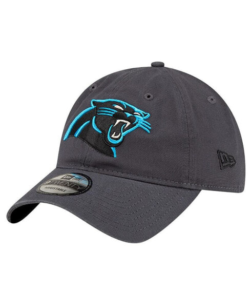 Men's Graphite Carolina Panthers Core Classic 9TWENTY Adjustable Hat