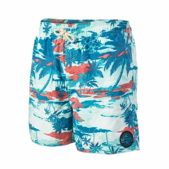 Men’s Bathing Costume Rip Curl Volley Plants 16 Cyan