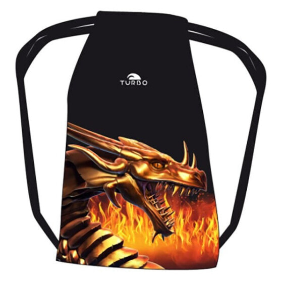 TURBO Fire Dragon Drawstring Bag