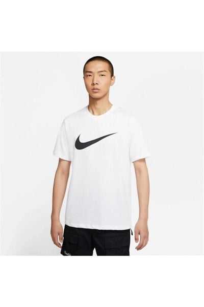 M Nsw Tee Icon Swoosh Erkek Beyaz T-shirt - Dc5094-100
