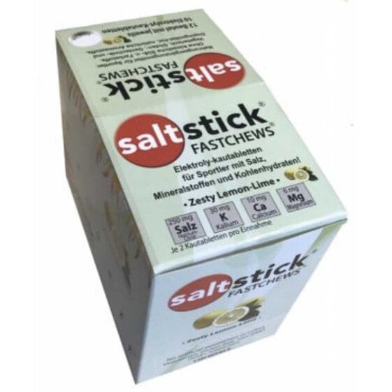 Лимонно-лаймовые жевательные таблетки SaltStick для спортсменов