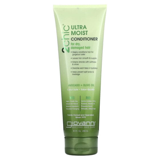 2chic, Ultra-Moist Conditioner, For Dry, Damaged Hair, Avocado + Olive Oil, 8.5 fl oz (250 ml)