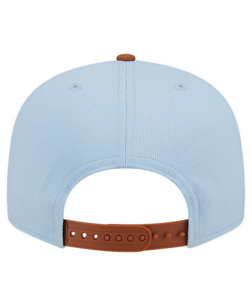 Men's Light Blue/Brown Memphis Grizzlies 2-Tone Color Pack 9FIFTY Snapback Hat