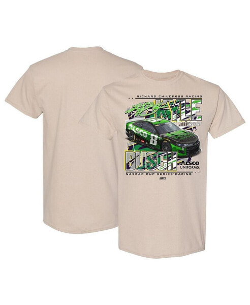 Men's Cream Kyle Busch Alsco Uniforms T-shirt