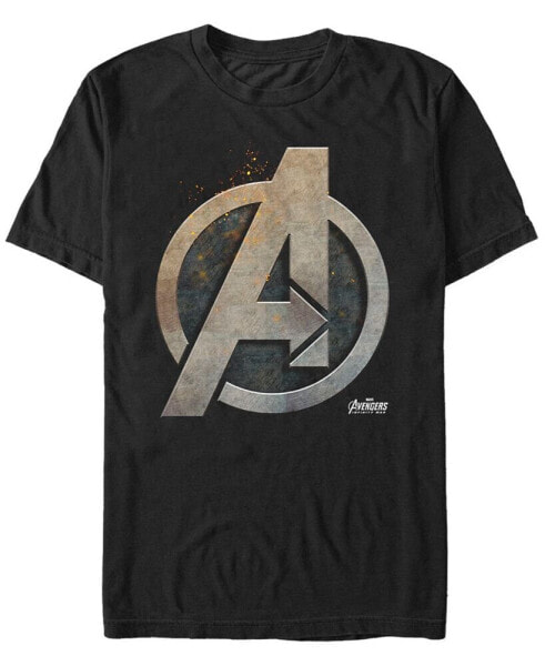 Marvel Men's Avengers Infinity War Steal Avengers Logo Short Sleeve T-Shirt