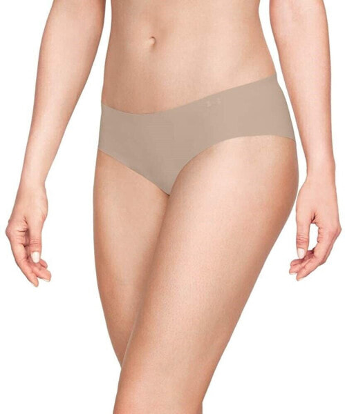 Under Armour 249847 Women's Pure Stretch Hipster 3-Pack Nude Underwear Size S