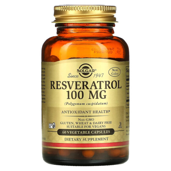 Resveratrol, 100 mg, 60 Vegetable Capsules