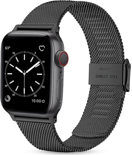 Milánský tah pro Apple Watch - Black 42/44/45 mm