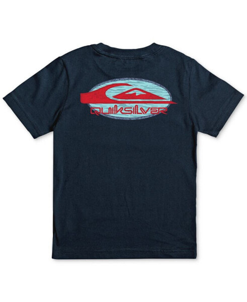 Big Boys Cotton Retro Rocker Logo Graphic T-Shirt
