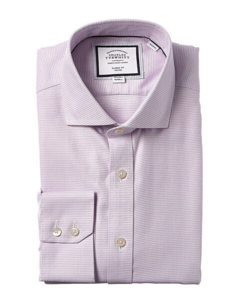 Charles Tyrwhitt Non-Iron Cambridge Weave Cutaway Classic Fit Men's