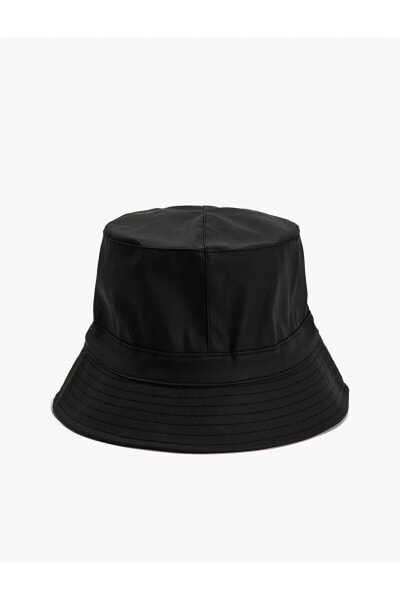 Bucket Şapka Çift Taraflı Stoper Lastik Detaylı