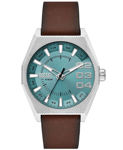 Men's Scraper Quartz Stainless Steel Watch 43mm