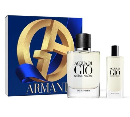 Giorgio Armani Acqua Di Gio Pour Homme Набор: Парфюмерная вода 75 мл + Парфюмерная вода 15 мл