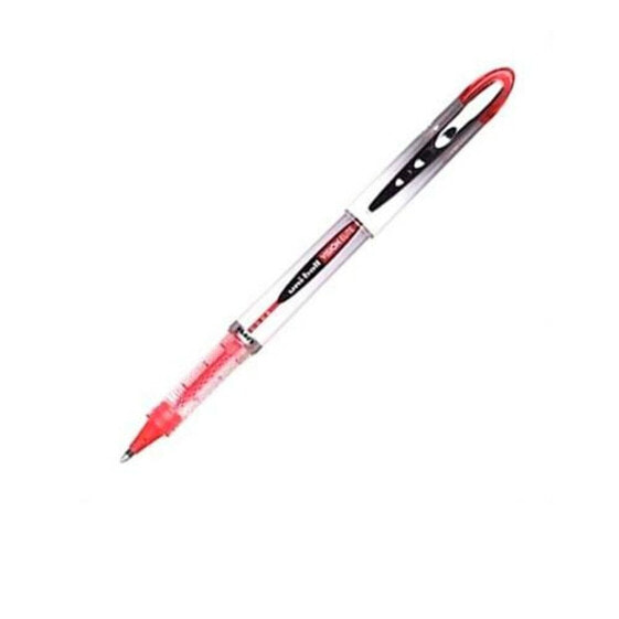 Ручка шариковая жидкая Uni-Ball Vision Elite UB-205 Красная 0,4 мм (12 штук)