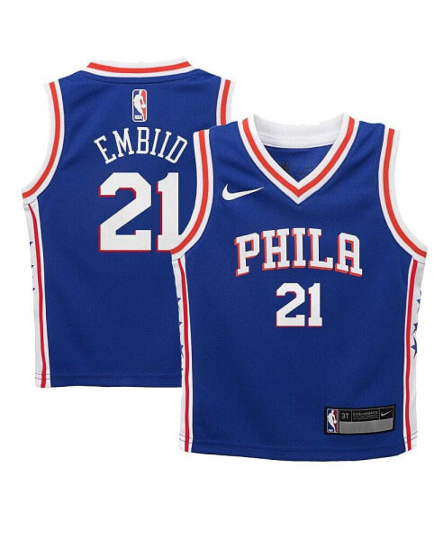 Infant Boys and Girls Joel Embiid Royal Philadelphia 76ers Swingman Player Jersey - Icon Edition