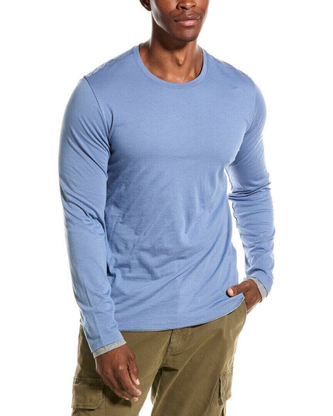 Vince Double Layer T-Shirt Men's Blue S