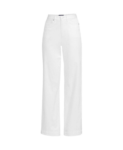 Women's High Rise 5 Pocket Wide Leg Chino Pants