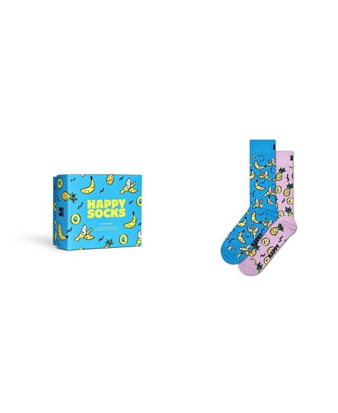 Носки Happy Socks 2-Pack Набор подарочных носков с фруктами