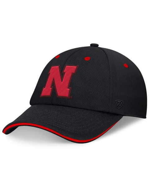 Men's Black Nebraska Huskers Release Adjustable Hat