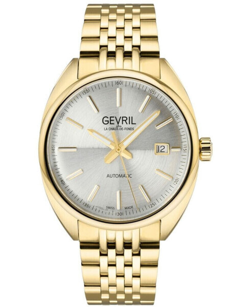 Часы Gevril Five Points Gold-Tone Stainless Steel Watch