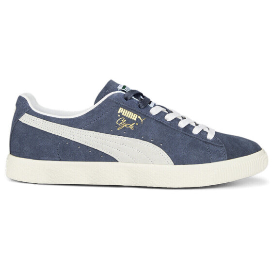 Puma Clyde Og Lace Up Mens Blue Sneakers Casual Shoes 39196201