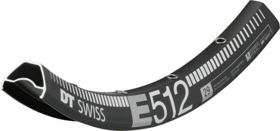 Колесо DT Swiss E 512 - 29", диск, черное, 28H