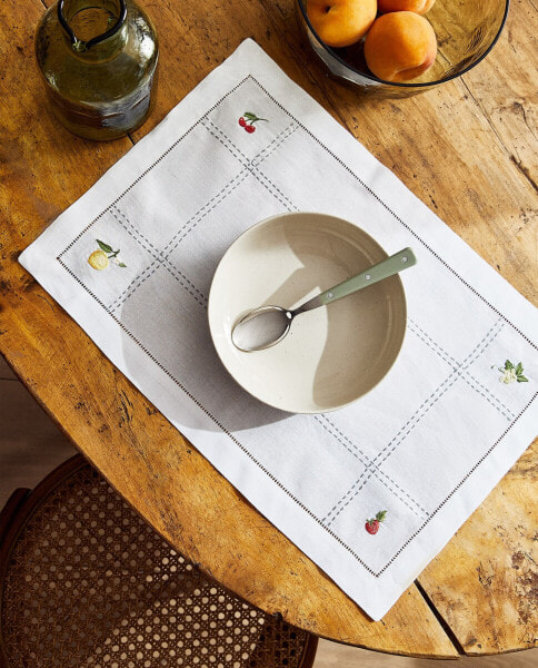 Fruit ramie placemat