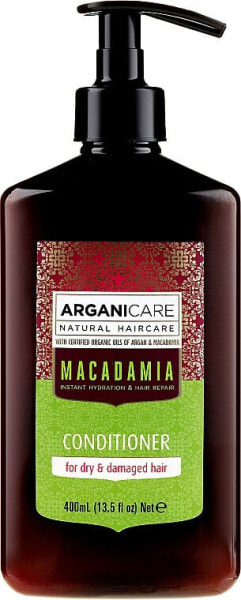 Haarsplülung mit Macadamia für strapaziertes und trockenes Haar - Arganicare Macadamia Conditioner 100 ml