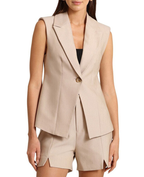 Women's Cutaway One-Button Vest